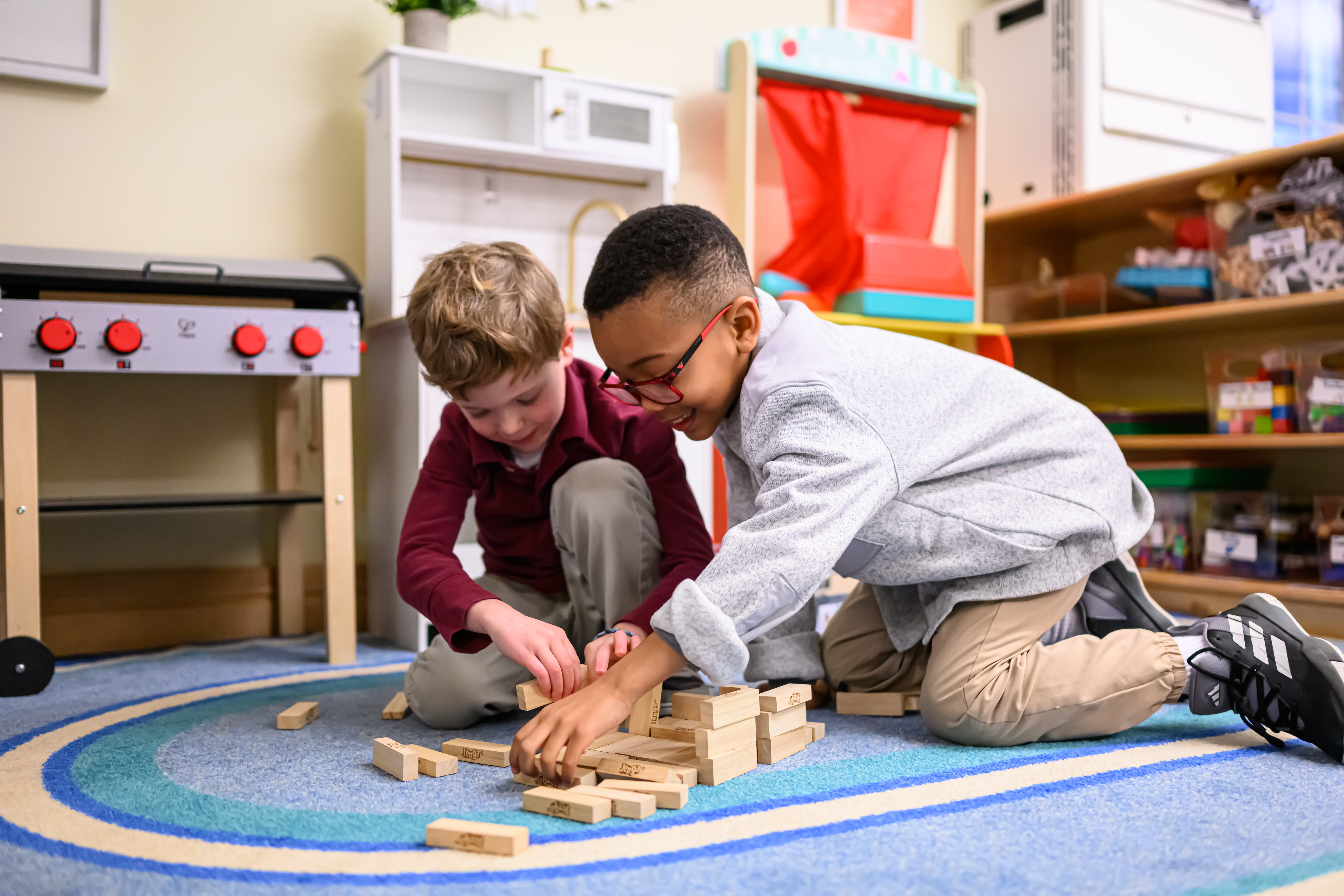 Fessenden students playing at school