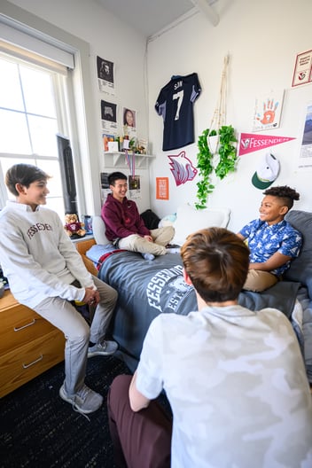 Boarding School Boys on Boat