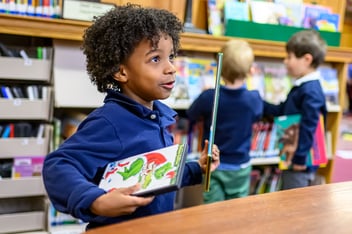 Fessenden Pre-K student reading