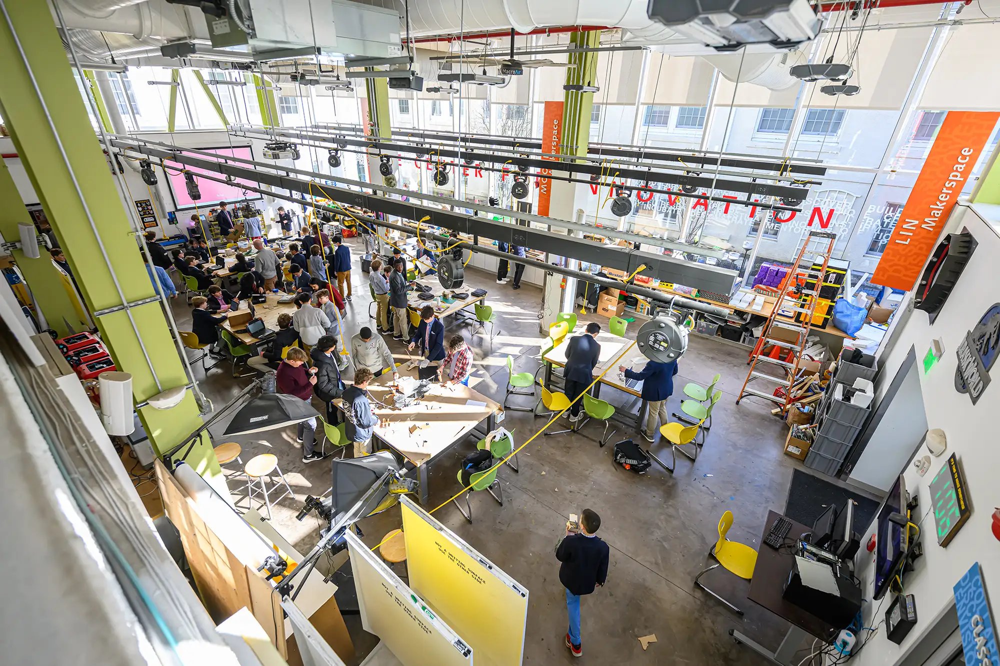 Overhead view of Ciongoli Innovation Center