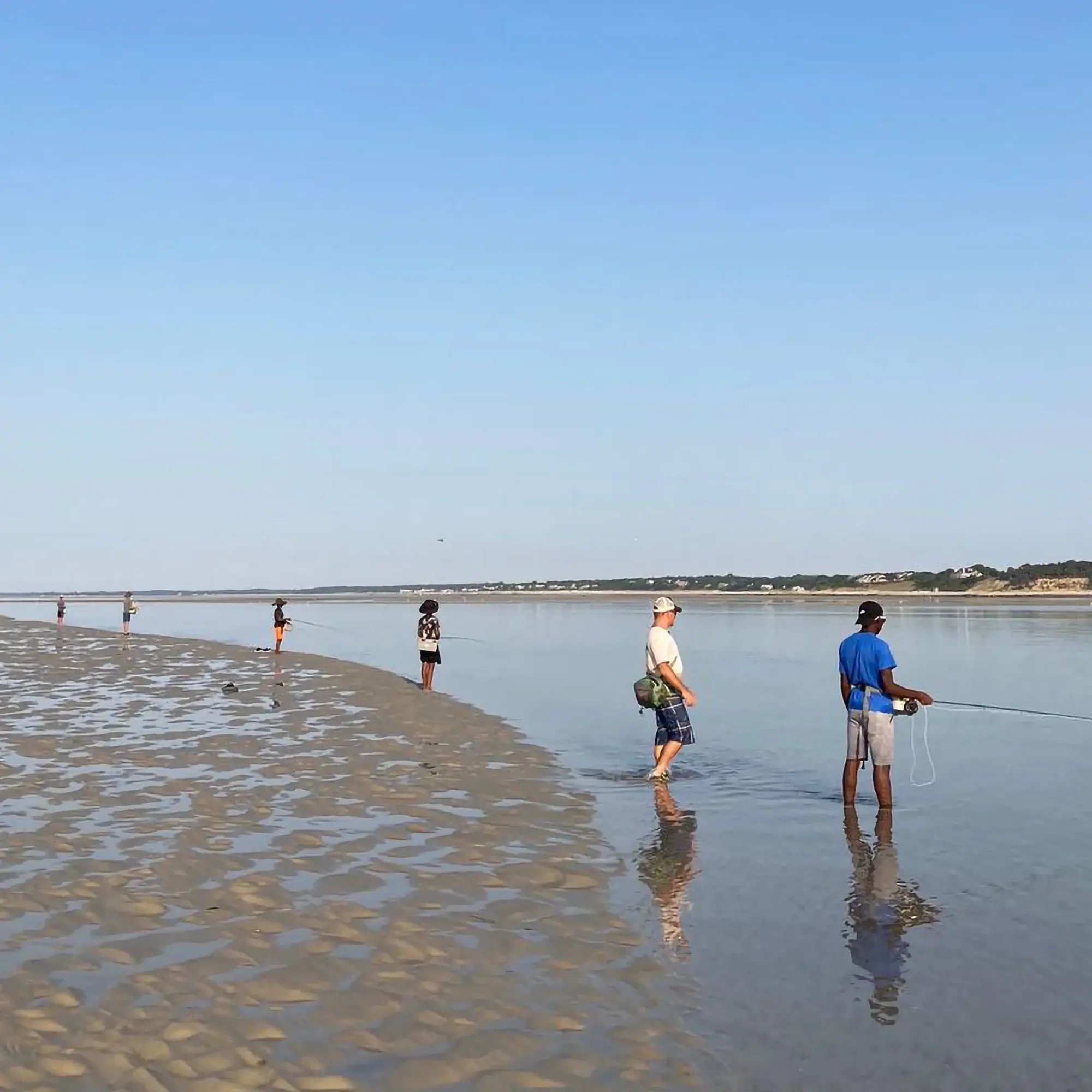 Fly fishing on Cape Cod on weekends