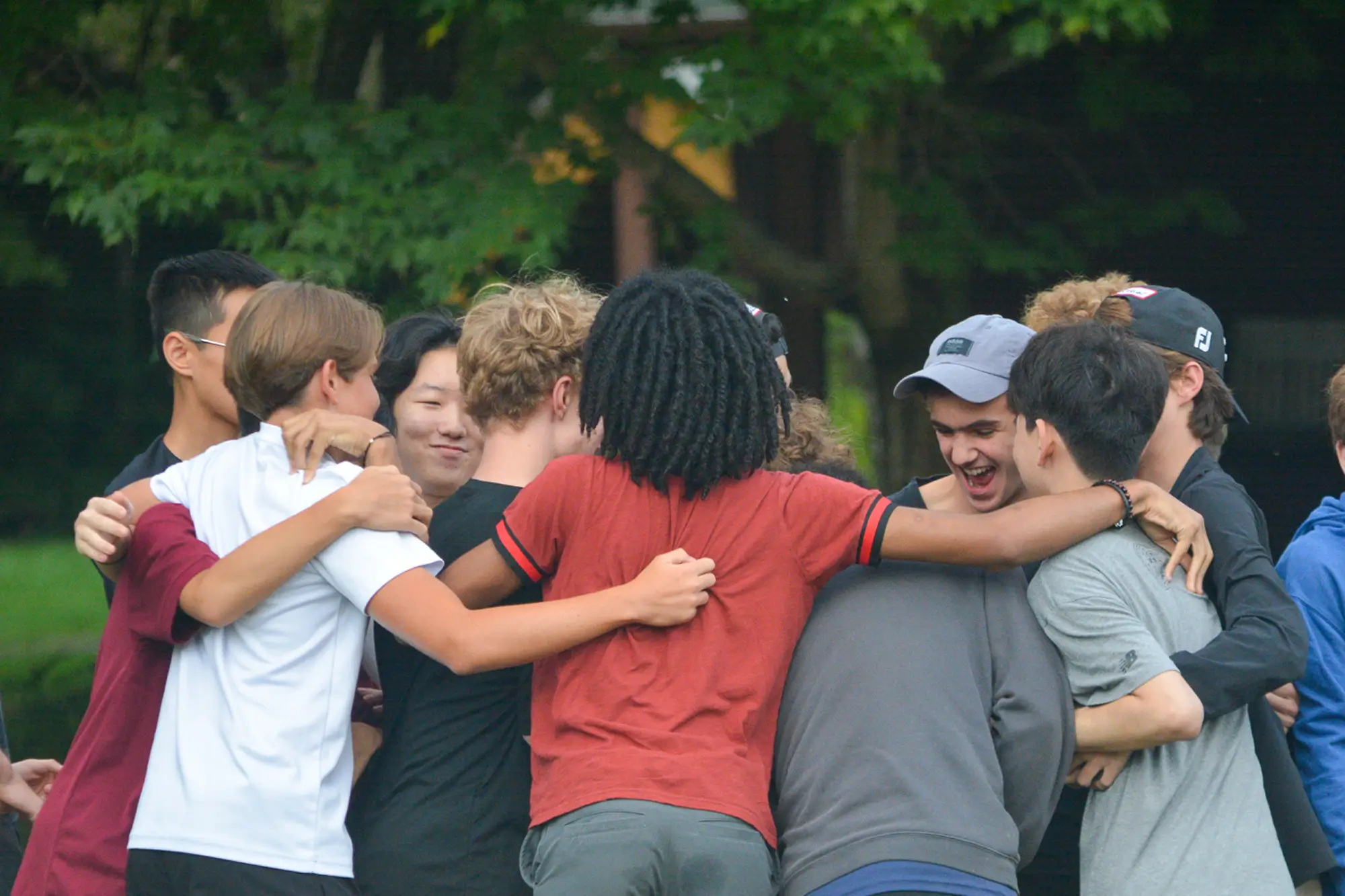 Upper School Boys in Fellowship